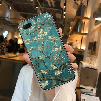 Mados Meno Van Gogh Aliejaus Tapybai aišku, Telefoną Atveju Huawei Honor 10 9 8 7 N Pro Lite A C RU Black Etui Coque Hoesjes komiksų