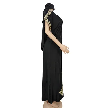 Musulmonų Mados Kaftan Suknelės Moterims, Siuvinėtų Nėrinių Trumpomis Rankovėmis Drabužius 2021 Naujas Elegantiškas Abaja Arabų Dubajus Islamas Maxi Suknelė Suknelės