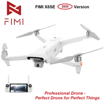 VMI X8SE 2020 Kamera drone 4k profissional 8KM FPV 3-ašis Gimbal 4K vaizdo Kamera HDR Video GPS 35mins Skrydžio Metu RC Quadcopter RTF