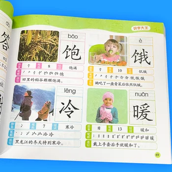 1280 Žodžiai Mokytis Kinų Knygos Pirmosios Klasės Mokymo Medžiaga Kinijos Ženklų Paveikslėlių Knygos Vaikams Švietimo Žaislai