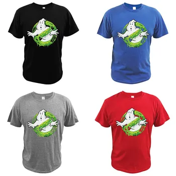 Ghostbusters Marškinėliai Jis Slimed Man Marškinėlius ES Dydis Medvilnė Vasaros Naują Atvykimo Trumpas Rankovės Skaitmeninio Spausdinimo Marškinėlius