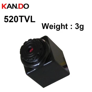 MC900D drone kamera analoginės vaizdo kameros 0.0008 Lux/F1.2 520tlv mažas serutiy STEBĖTI 3,6 V-5V MINI vaizdo kamera robotas kamera, 3g svoris