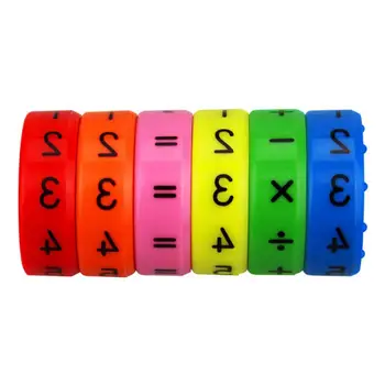 6Pcs/set Montessori Švietimo Žaislai Magnetinio Matematikos Mokymosi Galvosūkiai Kubo Magija Žvalgybos Aritmetinis Matematikos Žaislų Vaikams