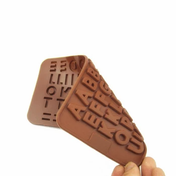 48 Abėcėlės Raidės Taškų Tarpas Silikono Formų Šokolado Minkštas Pienelis Pelėsių--UK Torto Įrankius, Bakeware