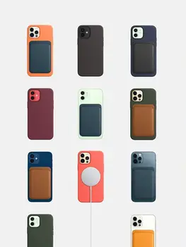 Naujausia pavasario spalvos taikoma iPhone12 serijos požymių gryno skysto silikono korpusas 12Promax dviejų spalvų mygtuką, anti-rudenį