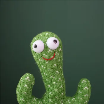 Kaktusas Pliušinis Žaislas Elektroninių Purtyti Šokių žaislas su daina pliušinis mielas Šokių Kaktusas ikimokyklinio Ugdymo Žaislas vaikams