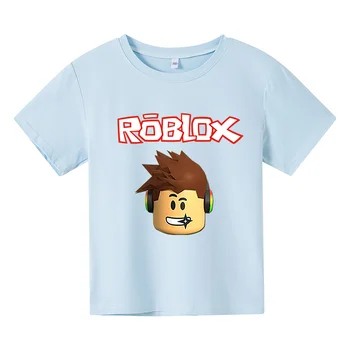 2021 Vasaros Vaikų Robxing Vaikų marškinėliai Vaikų Laisvalaikio T-shirt Berniukų, Mergaičių Žaidimai, Sporto Grynos Medvilnės marškinėliai Drabužių