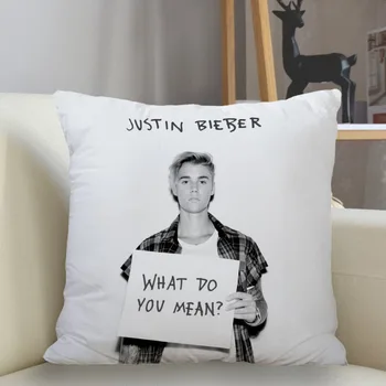 Musife Naujas Custom Justin Bieber Užvalkalas Sofa Dekoratyvinė Pagalvėlė Padengti Užvalkalas Namų Dekoro Lašas Laivybos Didmeninės