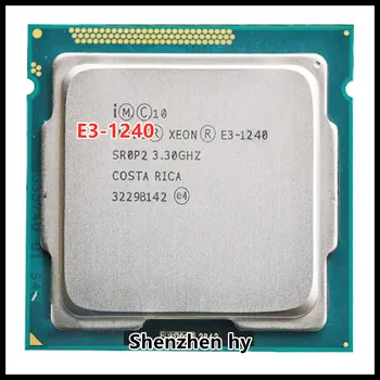 E3-1240 SR0P2 E3 1240 e3 1240 Quad-Core Procesorius LGA1155 CPU Desktop nemokamas pristatymas gali dirbti