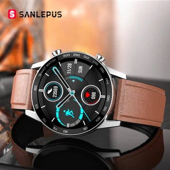 2021 SANLEPUS EKG Smart Žiūrėti Paskambinti Smartwatch Vyrų, Moterų Sporto Fitneso Apyrankė Laikrodis 