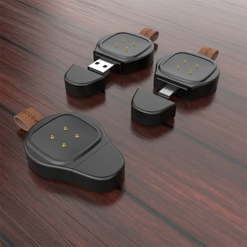 Greitai, Magnetinės Galios Sėdynės Įkroviklis Nešiojamas Baterija Tinka-Fitbit Versa 3/jutiklio Apsauga nuo Perkrovos Dokas Fiksuotas