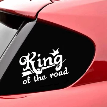 CK2999# karalius kelių juokinga automobilio lipdukas vinilo lipdukas atspindintis vandeniui automobilį auto lipdukai ant automobilių, sunkvežimių bamperis galinis langas