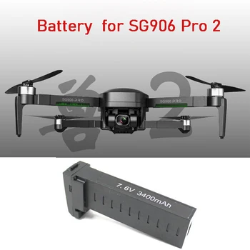Baterija Drone Sg906 Pro 2 Brushless Drone Quadcopter 2 GPS su 3 Krypties Savarankiškai Stabilizavimo Gimbal Wifi FPV 4K vaizdo Kamera Dron