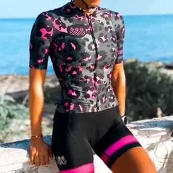 2021 Moterų Tres Pinas dviračių nustatyti ispanijos dviračių drabužių Kvėpuojantis net greito džiovinimo audinio 9D gelio pagalvėlės uci mtb dviračių rinkinys