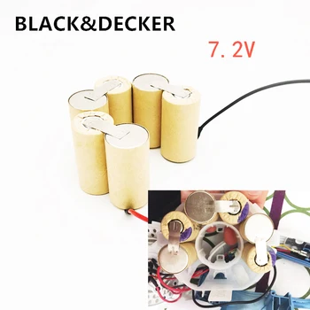 Nauja Baterija Black Decker Dustbuster CV7205 CV7205-H1 224464900 Dulkių siurblys, Akumuliatorius, 7.2 V Pakeitimo Batterie