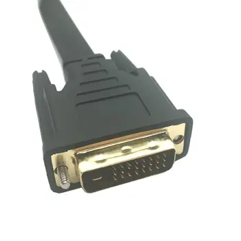 30cm 0,3 m 1ft HDMI suderinamus Vyras į DVI Male 24+1P Plokščias Kabelis, 1080P XBOX HDTV