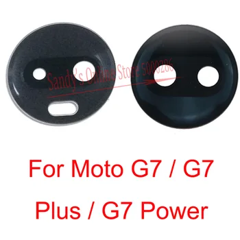 Naujas Galinis Galinė Vaizdo Kamera Stiklo Lęšis Motorola Moto G7 / G7 Plius G7+ G7plus / G7 Galios Atgal Pagrindinė Didelis Fotoaparato Objektyvo Stiklas