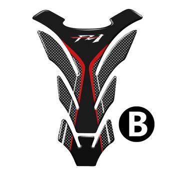 3D Anglies-atrodo Motociklo Bakas Trinkelėmis Raštas Lipdukai, Decal Atveju, Yamaha FZ1 FZ 1 FZ1N Bakas