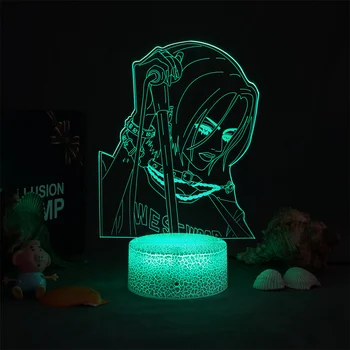 3D LED Lempos Japonų Anime Nana Osaki Šviesos diodų (Led), Miegamojo Dekoro Cool Merginos Gimtadienio Dovana NANA Pav naktinė lempa Dropshipping