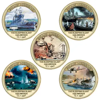 WR 80-asis Jubiliejus perl Harboro Aukso Monetą Nustatyti Monetos Turėtojas JAV Armijos Iššūkis Monetos Karinis Suvenyras