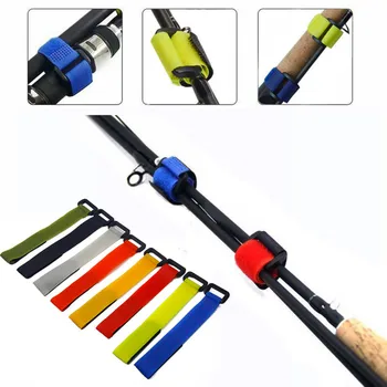 Susijusi dirželis nailono mygtuką dirželį, stabdžių-tie meškere privalomas lauko žvejybos įrankių priedai Atsitiktinių Spalvų Žvejybos Įrankiai