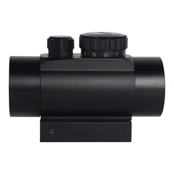 Taktinis Medžioklės Red Dot 1X40RD Iris Optinį Taikiklį Šautuvas taikymo Sritis Teleskopas 11mm 20mm Stovai Riflescope Tikslas Taško Medžioklės Prieigos