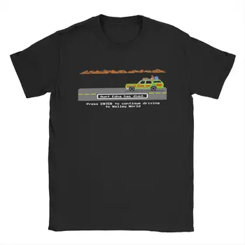 Į Griswold Trail T-Marškinėliai Vyrams, Oregon Trail Retro Multnomah Vaizdo Žaidimas Geek Naujovė Tees O Kaklo T Marškinėliai Spausdinami Drabužiai