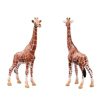 1PCS 6.7 colių/17cm Moterų Afrikoje Žirafa Laukinis Gyvenimas Figūrėlės Žaislas PVC Modelis figūrėlių Kolekcija Žaislai, Nauji Vaikai Dovanų 14750