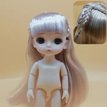 Naujas 16 cm Lėlės 3D Akis 13 sąnarys Gali Judėti Įvairių Stilių Pasirinkti Bateliai Mergaitėms Mados Suknelė Iki Žaislai, Vaikų Dovanų
