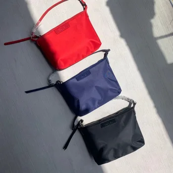 2021 naujas nailono pažasties maišelį moterų LC koldūnų maišelį vientisos spalvos vieną petį krepšys krepšys laišką ranka maišo