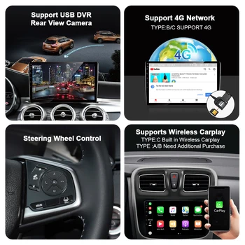 Naujausias Android 10.0 Automobilio Radijo Subaru Outback 5-2018 m. GPS Stereo Auto Grotuvas Carplay 6G 128G DSP 1280*720P Video Out 9