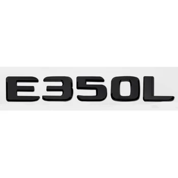 ABS Matt Black E350 E350L E500 Automobilių šildomos Galinės Ženklelis Emblema Lipdukas Mercedes-Benz W114 W115 W123 W124 W210 W211 W212 W213