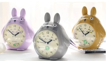 .Animacinių filmų Žadintuvas Vaikų Kambarys Išjungimo Laikrodis Žibintas su Lempa, Žadintuvas Mano Kaimynas Totoro Stiliaus Studentų Stalo Laikrodis