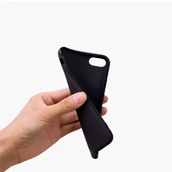 XIAOCHENGGUI 5S SE 2020 6 6S Silikono Guma Telefono Case Cover for iPhone 7 8 Plus X Xs 11 12 MINI Pro Max XR Meilė Širdies Rudos