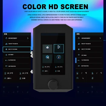 3D Spausdintuvas Ekranas Ekrano Spalvų Rinkiniai HD Ekranu, patogus UI Sąsaja su 24 Bitų Mainboard CREALITY Ender 3 V2