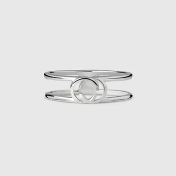 Valentino Dieną serijos S925 sidabro prabangos paprastas žiedas, moterų papuošalai žiedas
