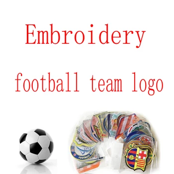 Futbolo komandos logo lopai Karšto nustatyti aplinkosaugos ¾enklelis Šilumos Perdavimo Karšto Štampavimo Drabužių Maišą Geležies Siuvinėjimo pleistras