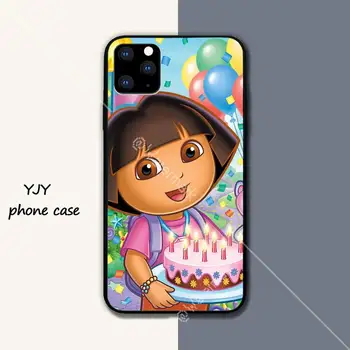 Yinuoda Dora Explorer black soft telefonas case cover for iphone se 2020 6 6s 7 8 plus x xs max xr 11 12 pro max funda