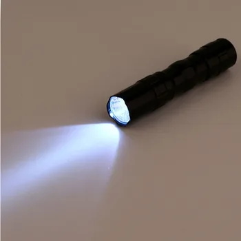 1Pcs Mini Nešiojamieji 3W Vandeniui Stiprus, Ryškus LED Žibintuvėlis Dėmesio Žibinto Lempa Su rankai LED Šiltai baltos spalvos Žibintuvėlio Šviesos Lempos