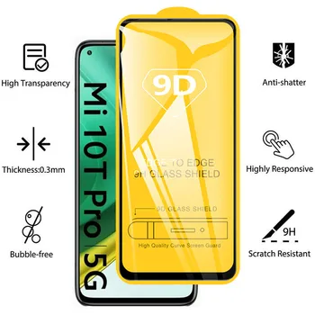 9D Visiškai Padengti apsaugine Stiklo Xiaomi MI10t Pro 