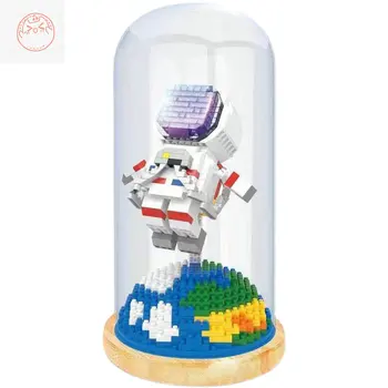 Disney ins kūrybos astronautas apdailos Lego blokai, surenkamos astronautas mikro dalelių suaugusiųjų sunku gimtadienio dovana