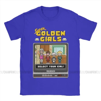 Vyriški T-Shirt Auksinės Mergaitės Vaizdo Žaidimas 2019 Mados Tees Trumpas Rankovės Dorothy 80s Draugas TV Marškinėliai Crewneck Drabužius 6XL