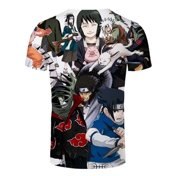 2021 Anime, Manga 3D Spausdinimo Gatvės Harajuku vyriški Ir moteriški Marškinėliai Drabužių, O-kaklo T-Shirt Negabaritinių Prarasti Palaidinukė