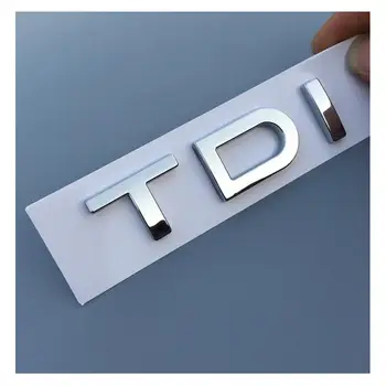 10PCSX3D Plastiko chromuotas TDI Automobilių Lipdukas Logotipas Ženklelis Embleme Emblema Logotipas