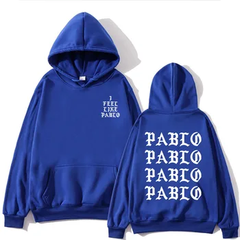 2021 hoodies, Jaučiu, Kaip Paulius Pablo Kanye West prakaito homme hoodies vyrų Palaidinukė Hoodies Hip-Hop Streetwear Bliuzono pablo hoodie