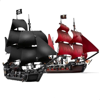 2021 Black Pearl Laivo Piratų Laivuose Karibų Modelio Blokai Suderinama su 4184 4195 Gimtadienio Dovanos Vaikams, Žaislai