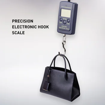 Nešiojamas Skaitmeninis Virtuvės Svarstyklės Mini Masto Elektroninių Žvejybos Bagažo Kelionės Koeficientas Steelyard 40kg