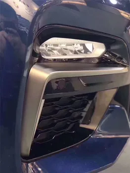 Priekiniai Rūko žibintai grotelės BMW X3 Naujas G01 X4 G02 cerio Gery Lempos Dangtelis 2018 2019 2020 Rėmo Apdaila Raštas Išorinis Dangtis