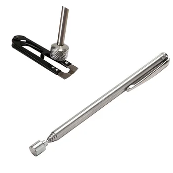 12-49cm Metalo Magnetinių strėlės ilginimas Pasiimti Įrankį Ištraukiamas Magnetas Grabber Metalo Dalys Įrankis Varžtams Retriveris Stick