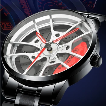 2021 Ratlankio Stebulės Žiūrėti Varantys Laikrodis, vyriški Laikrodžiai, Laikrodis, Sporto Automobilį Custom Design 